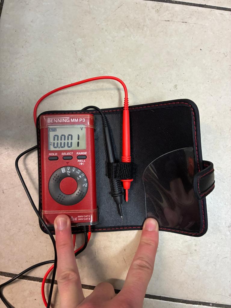 Benning MM P3 digitale multimeter voor electronica bouwen, Verzenden, Zo goed als nieuw, Multimeter