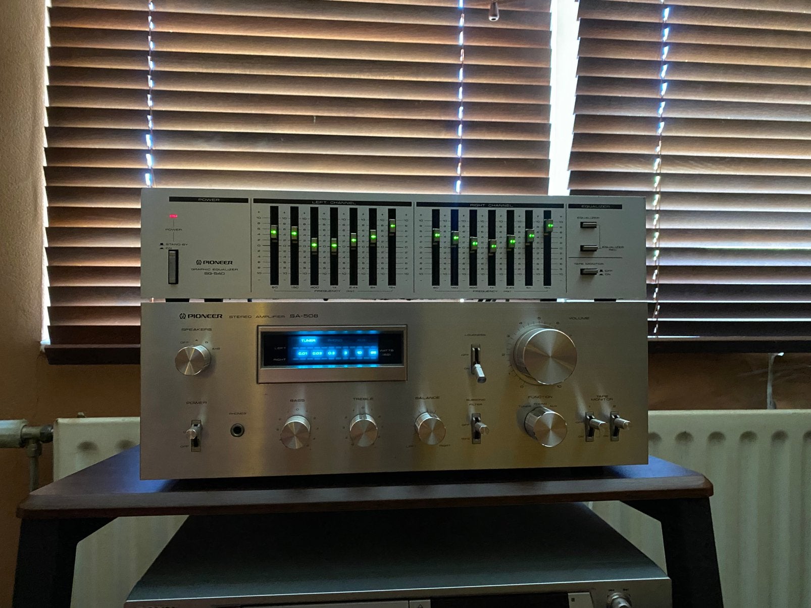 PIONEER SA508 & EQUALIZER, Ophalen of Verzenden, Zo goed als nieuw, Pioneer