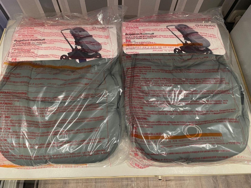 2 x footmuff BUGABOO groen donkey NIEUW voetenzak, Ophalen of Verzenden, Nieuw, Overige merken, Voetenzak
