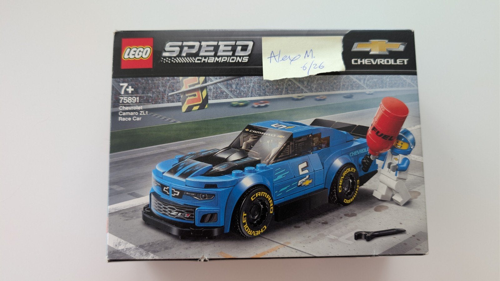 LEGO Speed Champions Chevrolet Camaro ZL1 Race Car 75891, Ophalen of Verzenden, Zo goed als nieuw, Overige merken
