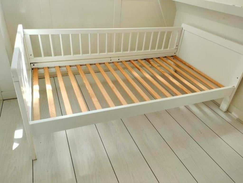 Petit Amélie Peuterbed - Wit, Ophalen, Gebruikt, 70 tot 85 cm, 140 tot 160 cm