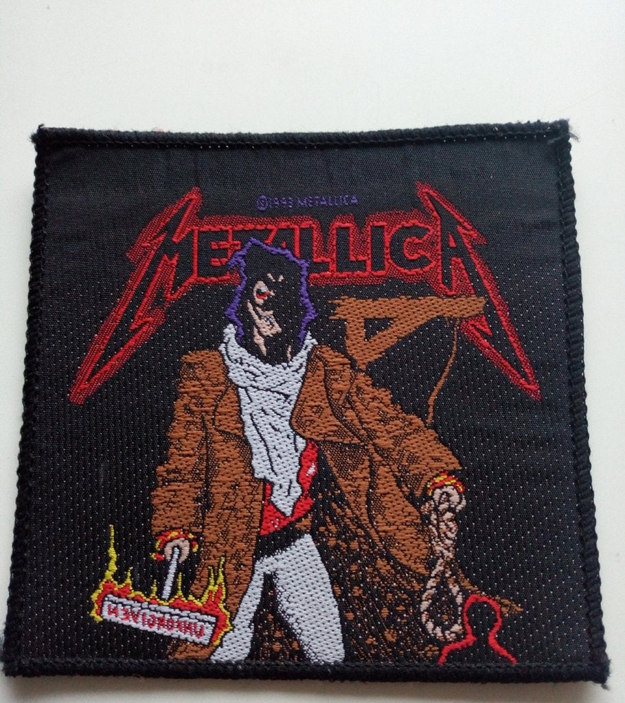 Metallica  zeer zeldzame vtg 1993 the unforgiven patch 187, Verzenden, Nieuw, Kleding