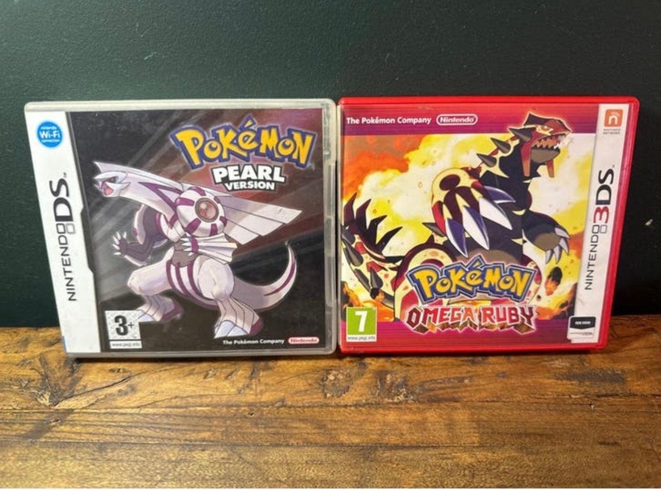 Pokémon Pearl Version (DS) & Omega Ruby (3DS) - Bundel, Online, 1 speler, Ophalen of Verzenden, Zo goed als nieuw