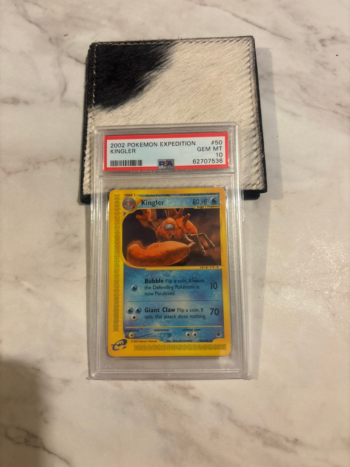 Kingler 50/165, Hobby en Vrije tijd, Verzamelkaartspellen | Pokémon, Ophalen of Verzenden, Zo goed als nieuw, Meerdere kaarten