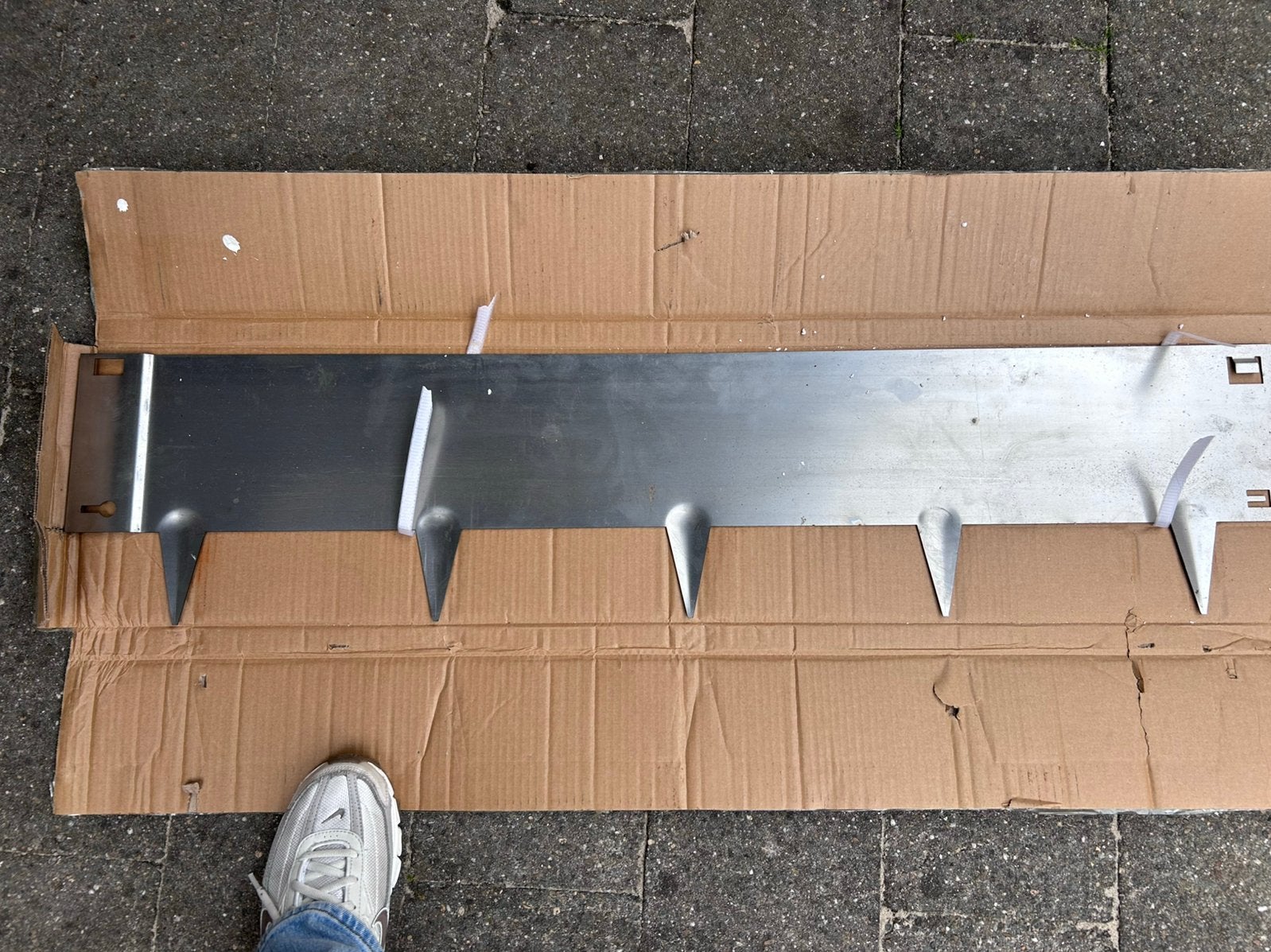 1 cortenstaal borderrand, Ophalen, Zo goed als nieuw