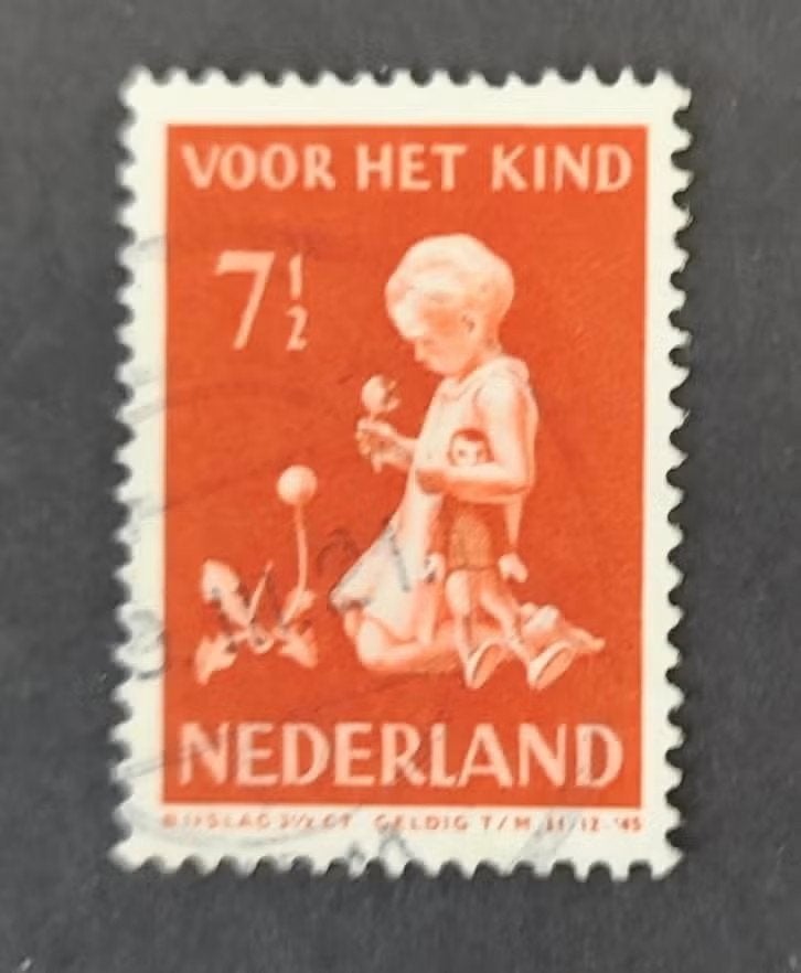 nederland nvph 378, Verzenden, T/m 1940, Gestempeld