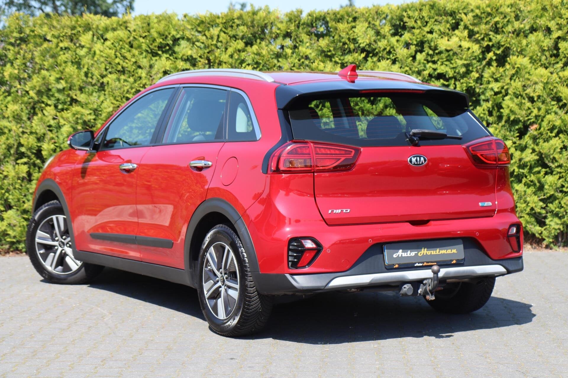 Kia Niro 1.6 GDi Hybrid DynamicLine  | CarPlay, Gebruikt, Leder en Stof, Automatische klimaatregeling, Origineel Nederlands
