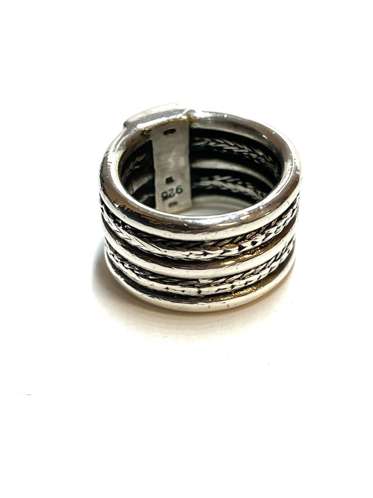 925 zilveren Buddha to Buddha ring, Gebruikt, -, -, Ophalen of Verzenden