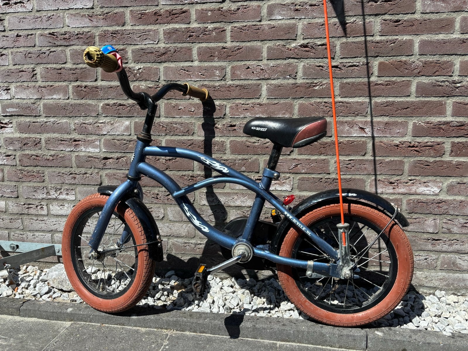 Kinderfiets 14 inch, Ophalen, Gebruikt, Terugtraprem, Minder dan 16 inch