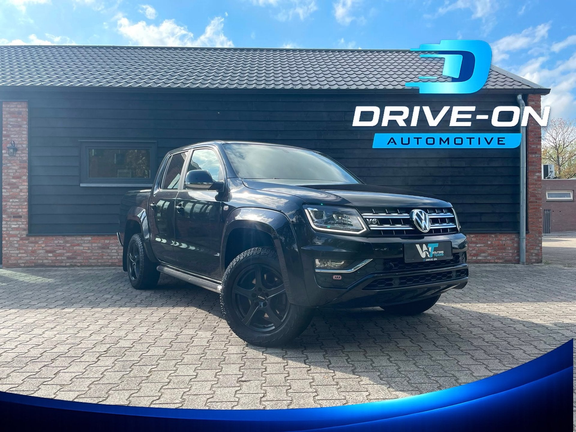 Volkswagen Amarok 3.0 TDI 4Motion - 5 persoons - marge - rol, Automaat, Gebruikt, Zwart, Bedrijf