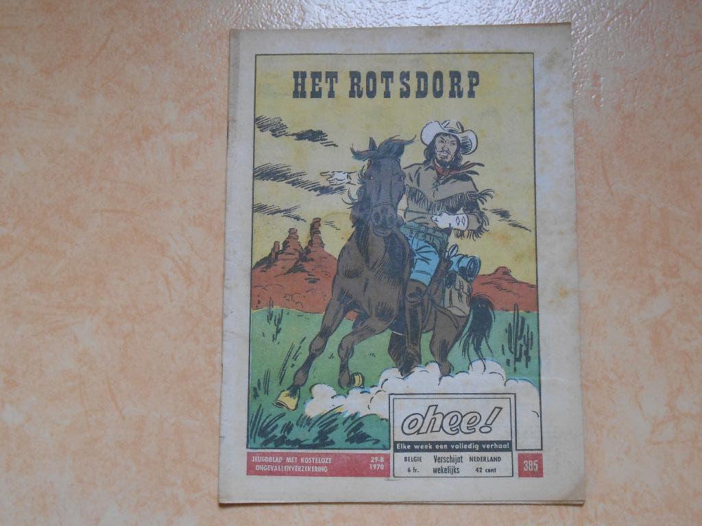 Ohee 385 Het rotsdorp 1970., Eén stripboek, Ophalen of Verzenden, Gelezen