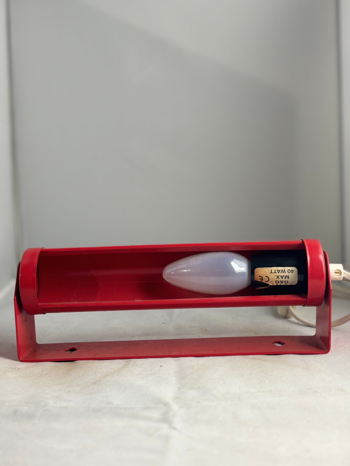 Vintage G&G Memphis Design Wandlamp – Rood – Jaren 80, Ophalen of Verzenden