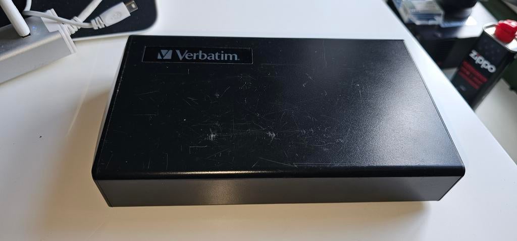 Verbatim Externe Harde Schijf 1 TB met aansluitsnoeren, Gebruikt, Server, HDD, Ophalen of Verzenden