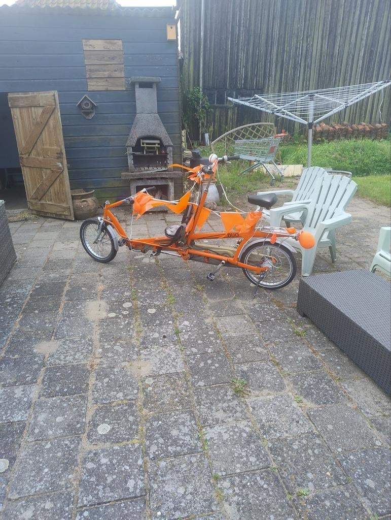 Te koop ouder kind tandem, Fietsen en Brommers, Fietsen | Tandems, Ophalen, Minder dan 10 versnellingen, Gebruikt, Minder dan 49 cm