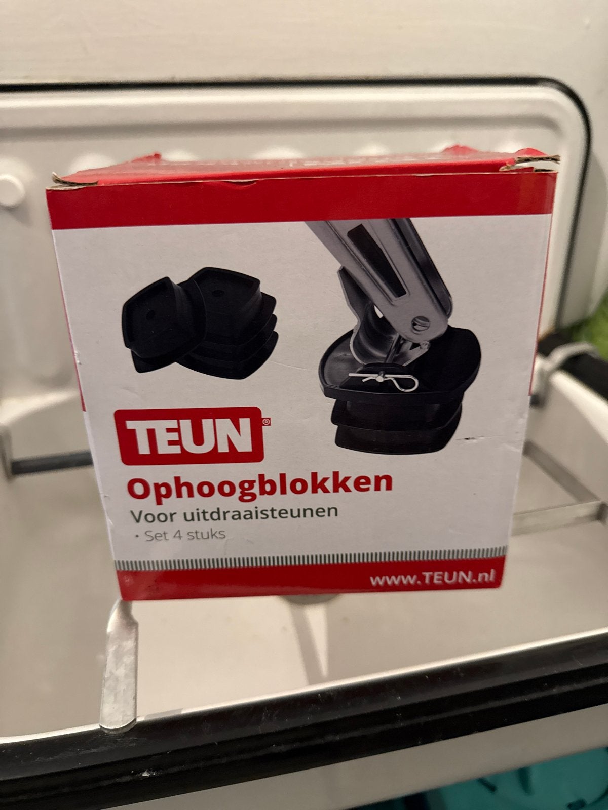 Teun Ophoogblokken voor uitdraaisteunen (set van 4), Caravans en Kamperen, Caravan accessoires, Ophalen of Verzenden, Nieuw