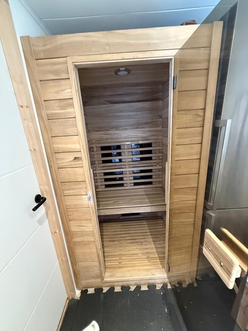Bruynzeel Infrarood Sauna - Zo goed als nieuw, Ophalen of Verzenden, Zo goed als nieuw, Infrarood, Complete sauna