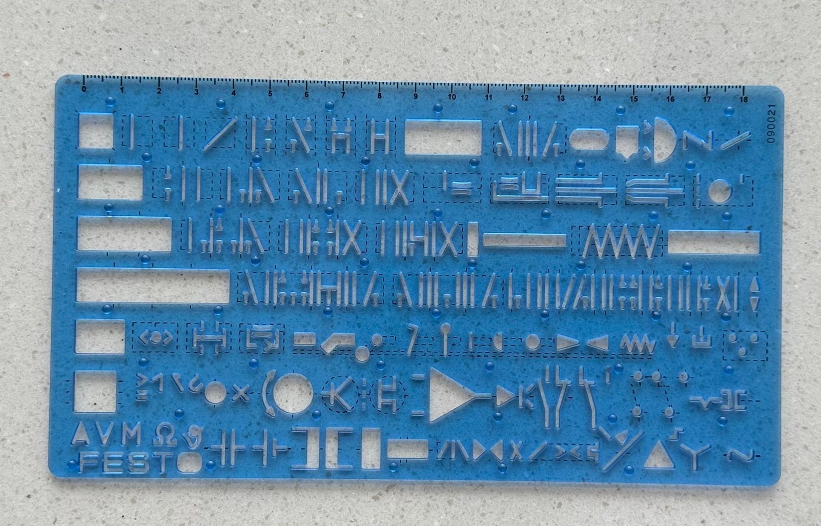 Vintage Festo Didactic Tekensjabloon – Elektrotechniek, Verzenden, Zo goed als nieuw, Overige typen