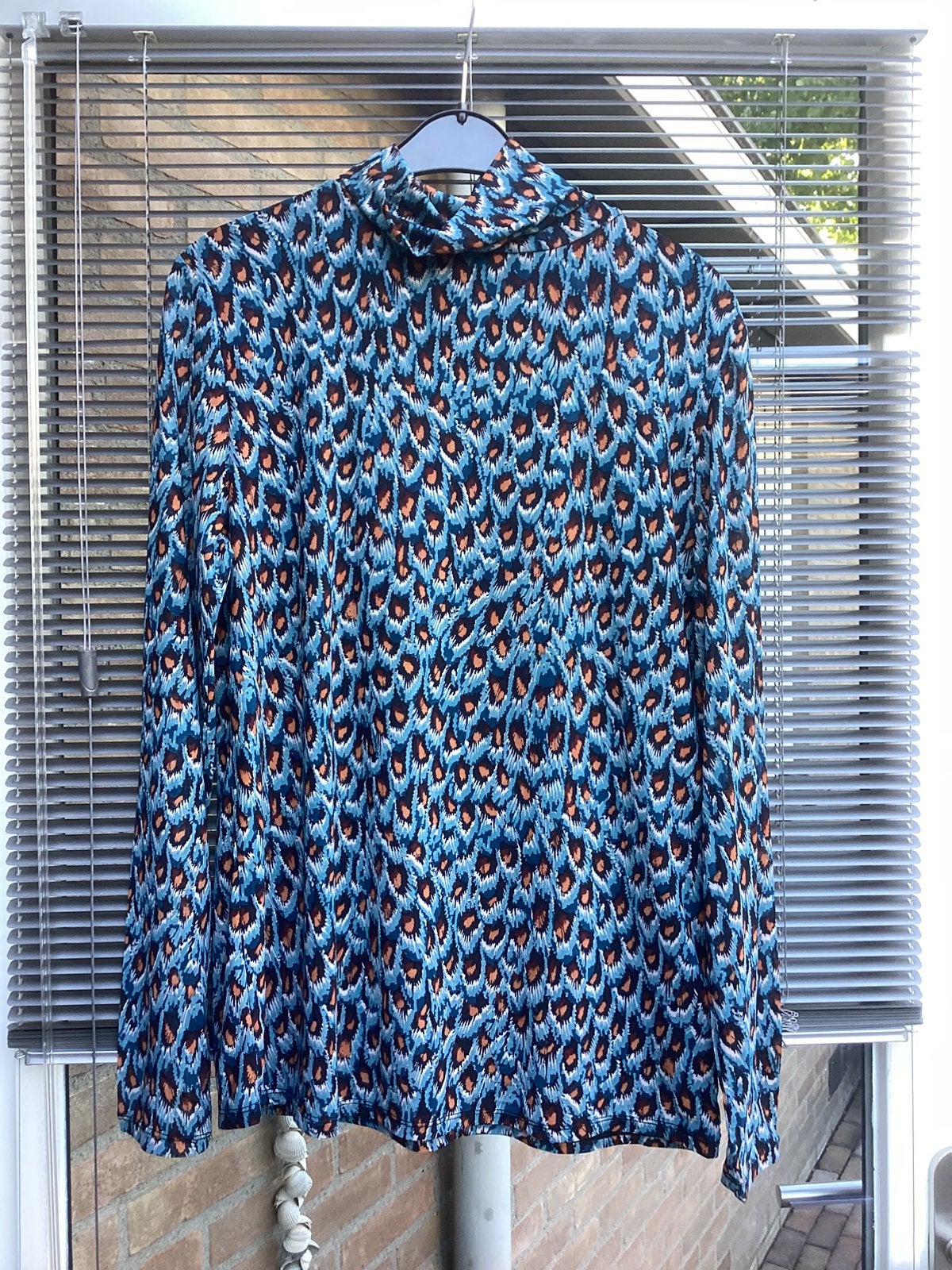 Fabiene Chapot truitje blauw oranje bruin, Ophalen of Verzenden, Nieuw, Maat 46/48 (XL) of groter, Blauw