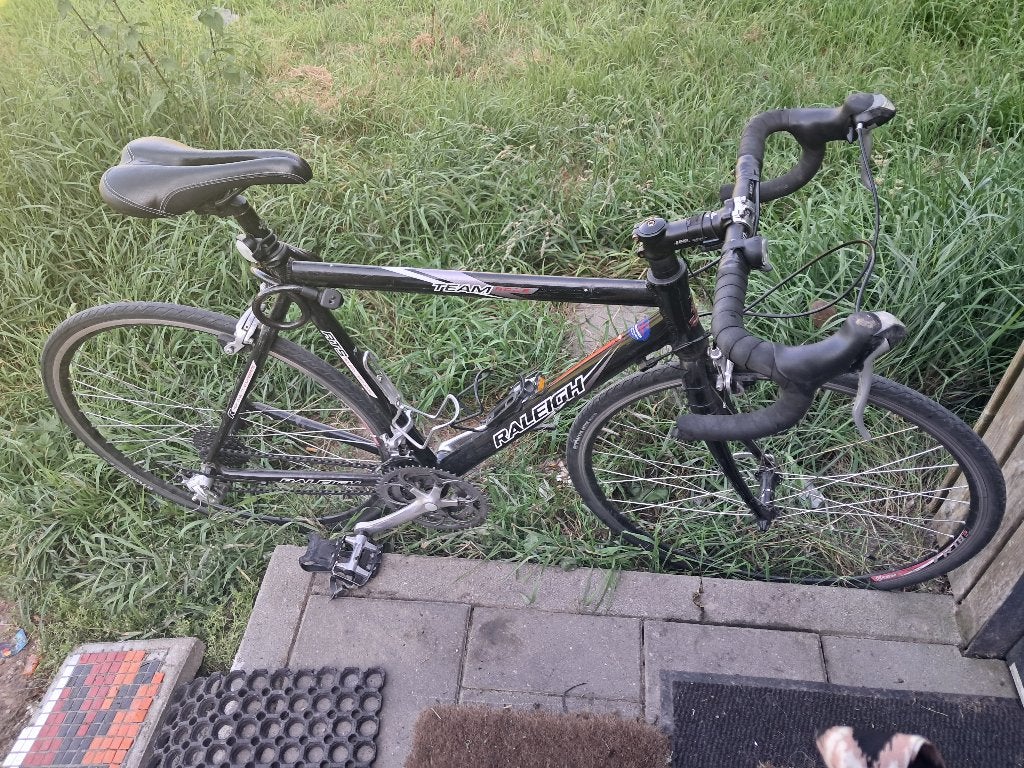 Raleigh race fiets, Fietsen en Brommers, Fietsen | Racefietsen, Gebruikt, Heren, Ophalen, Overige merken