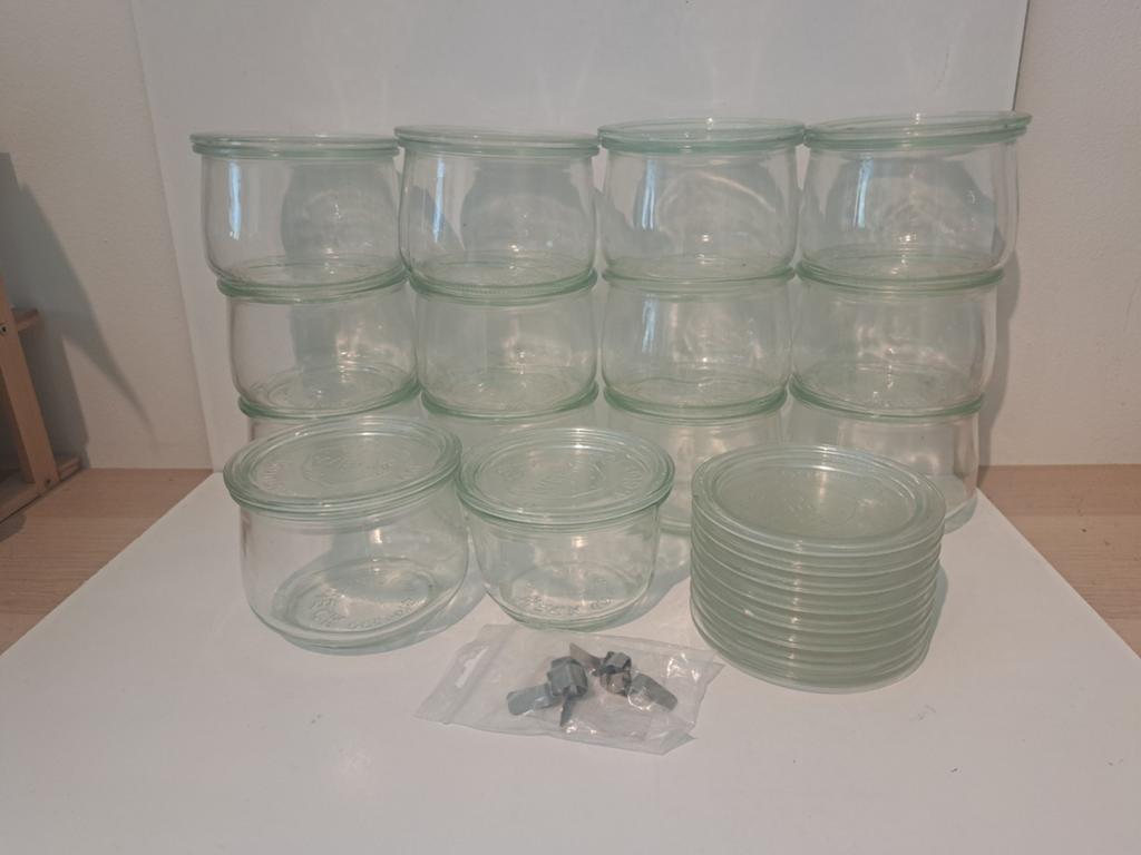Weckpotten met deksel - 50 cent per pot, Ophalen of Verzenden, Nieuw, Overige materialen, Pot, Bus of Blik