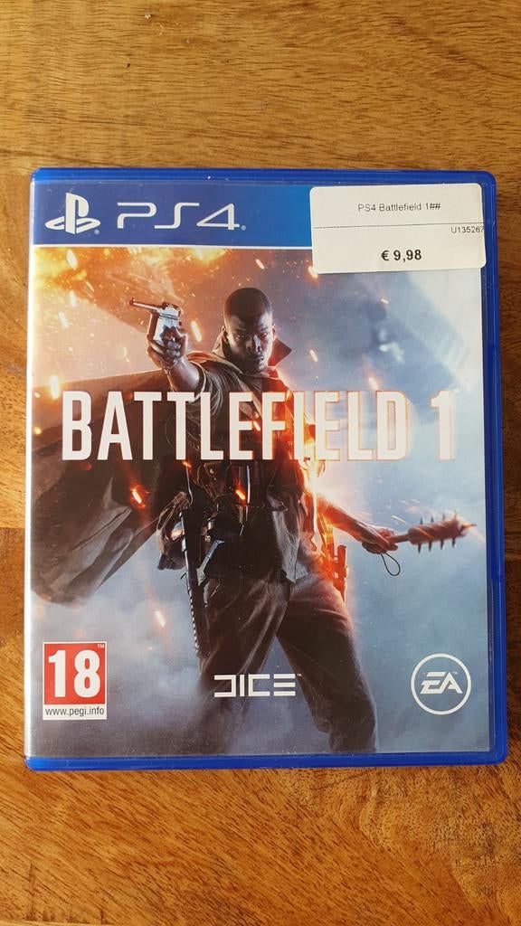 Battlefield 1 - PlayStation 4 (PS4) - Oorlog Shooter, Gebruikt, Vanaf 18 jaar, Shooter, Ophalen of Verzenden