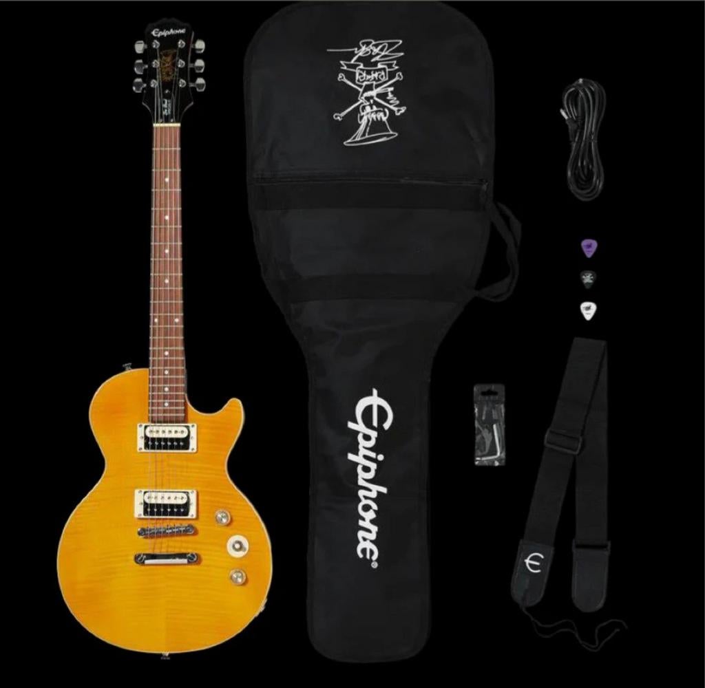 Epiphone Les Paul Slash Signature + originele gigbag, Ophalen, Zo goed als nieuw, Solid body, Epiphone