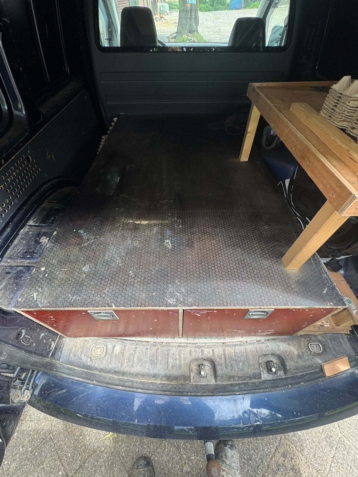 Gereedschapslades werkbus inrichting