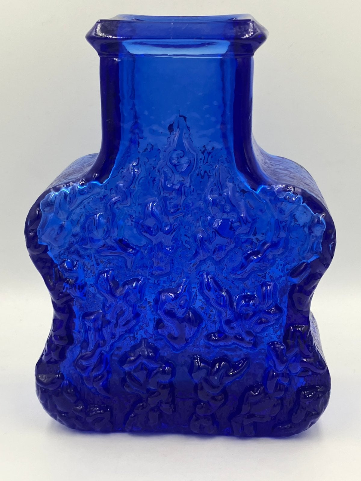 Skruf vaas, Lars Hellsten, ca 1960, kobaltblauw (Koopje), Ophalen of Verzenden
