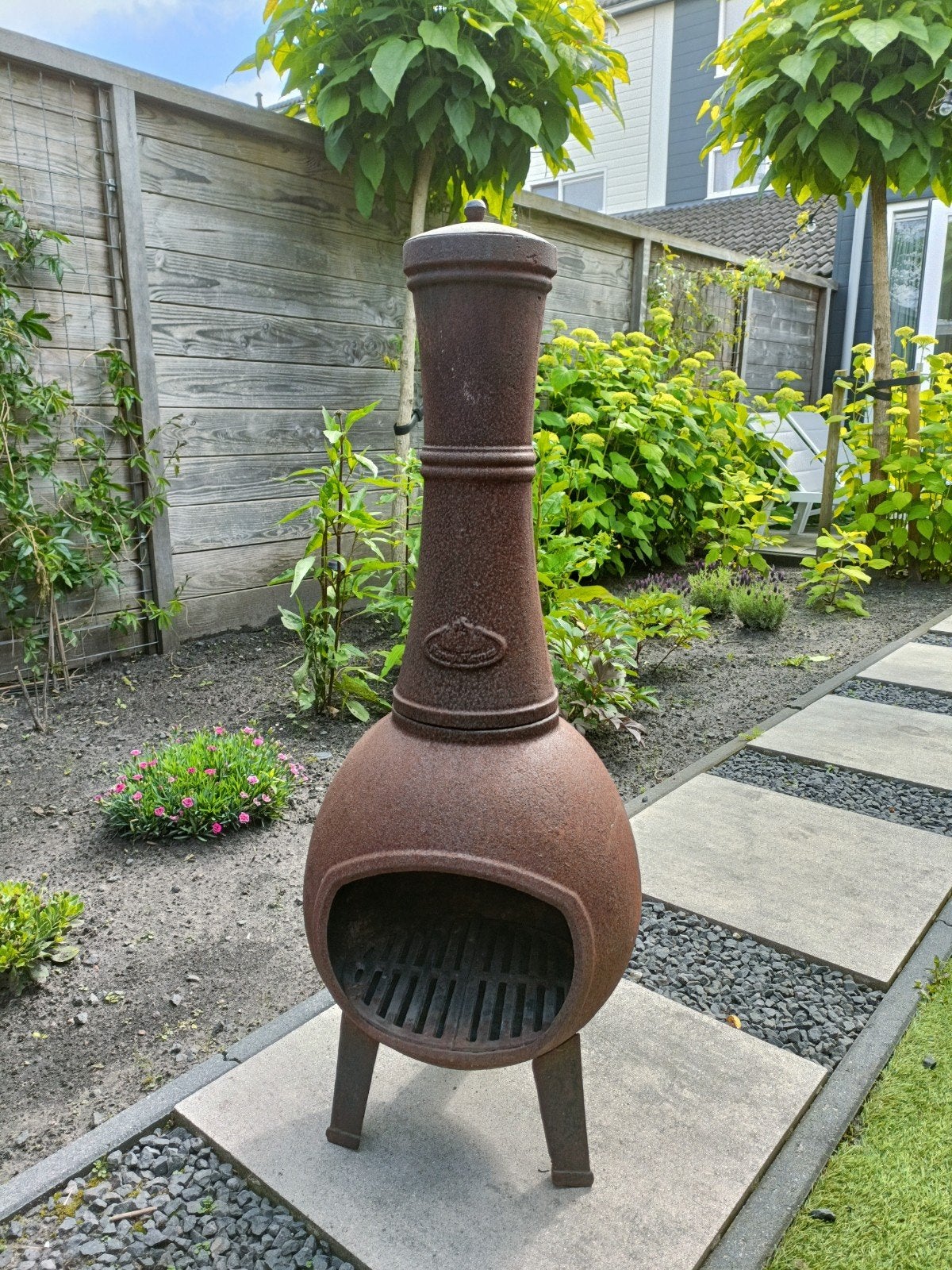 Gietijzeren terrashaard, Tuin en Terras, Ophalen