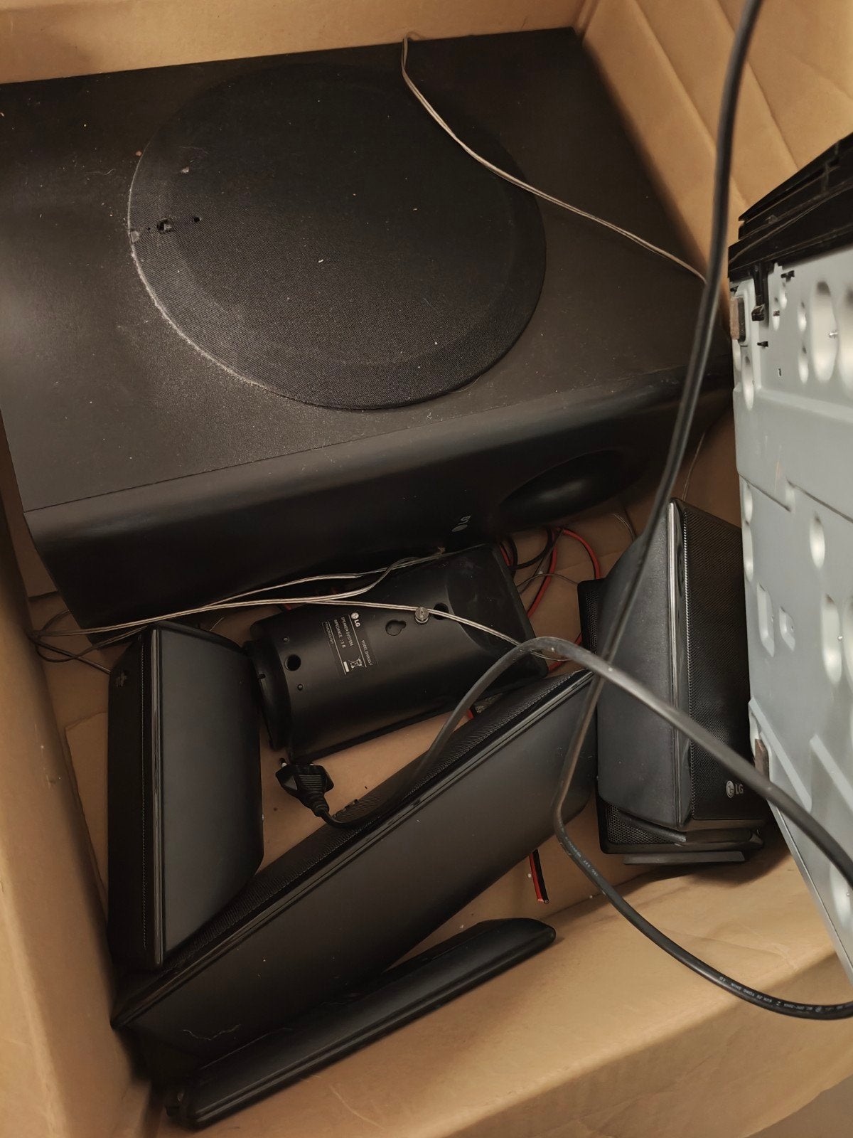 LG 5.1 Surroundset - Gratis af te halen (versterker defect), Overige merken, Gebruikt, Blu-ray-speler, Ophalen of Verzenden