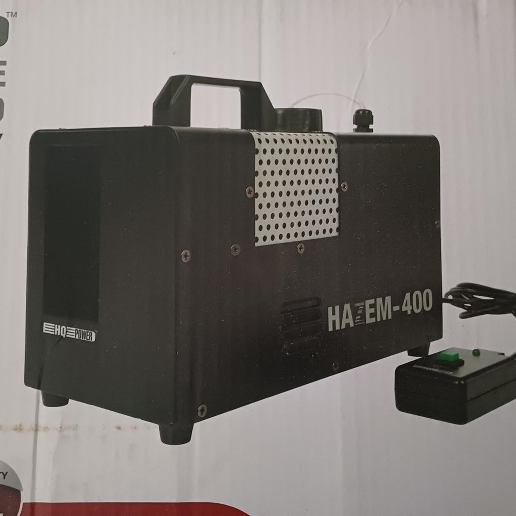 HQ Power HAZE-EM-400 Mini Rookmachine 400W, Muziek en Instrumenten, Ophalen of Verzenden, Nieuw, Rookmachine