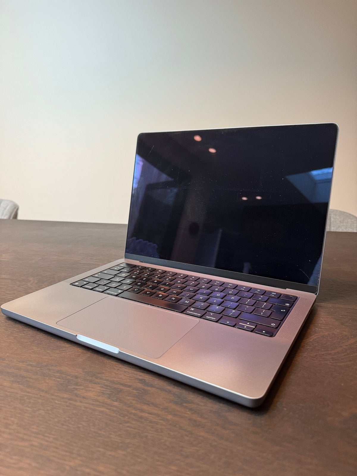 MacBook Pro 14-inch (2021) M1 Pro met defect scherm, MacBook Pro, Gebruikt, Qwerty, Overige groottes
