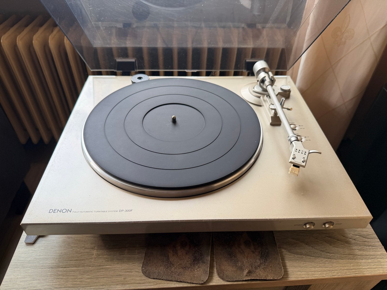 Denon DP-300F Volautomatische Platenspeler, Audio, Tv en Foto, Overige merken, Gebruikt, Automatisch, Ophalen of Verzenden