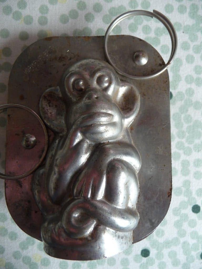 Vintage Apen Chocoladevorm - Vormenfabriek Tilburg, Ophalen of Verzenden, Gebruikt
