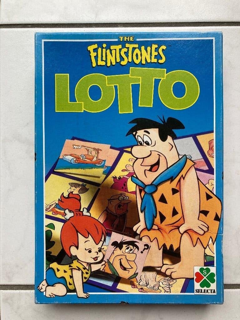 Flintstones lotto bordspel kleuters. Selecta, Hobby en Vrije tijd, Gezelschapsspellen | Bordspellen, Drie of vier spelers, Ophalen of Verzenden