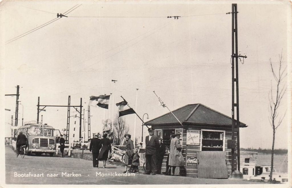 703-002-045 Bootafvaart naar Marken Monnickendam, Verzenden, Voor 1920, Noord-Holland