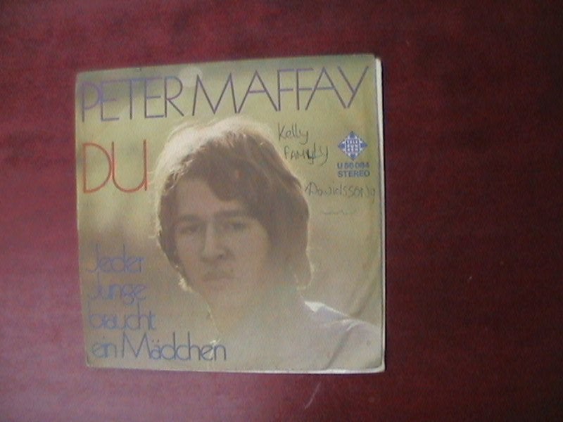peter maffay jukebox single du uit jaren 60, Ophalen of Verzenden, Zo goed als nieuw, Pop