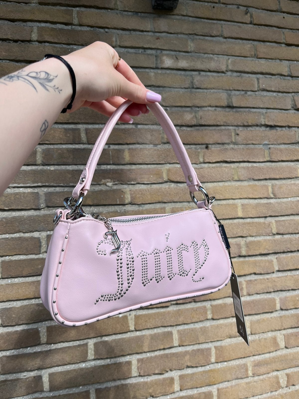 Juicy couture tas, Sieraden, Tassen en Uiterlijk, Tassen | Damestassen, Ophalen of Verzenden, Zo goed als nieuw, Roze