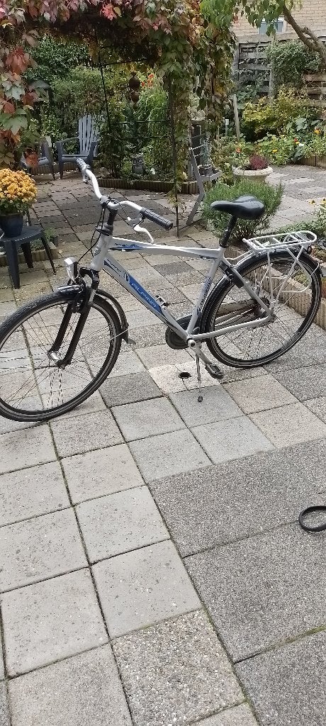 Jongensfiets, Terugtraprem, Gebruikt, Alpina, Handrem