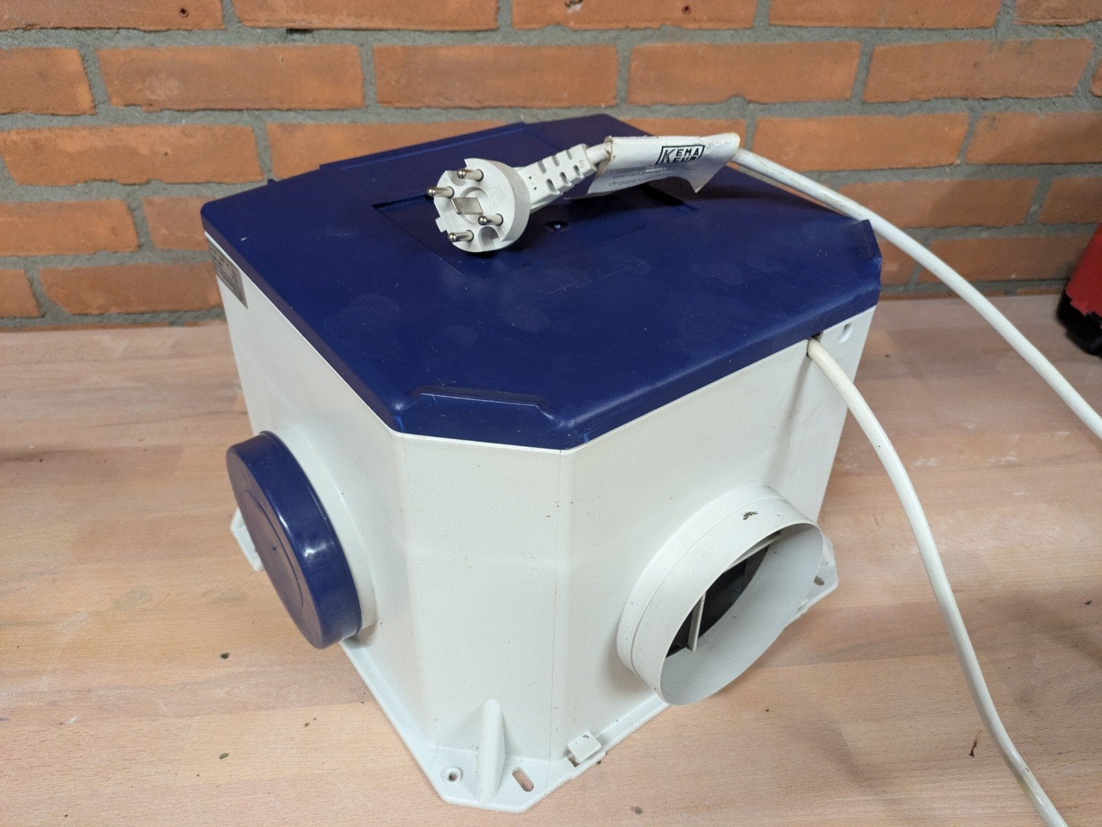 Itho CVE 66 Ventilatiebox met Perilex stekker, Ophalen of Verzenden, Gebruikt, Ventilator en Afzuiger