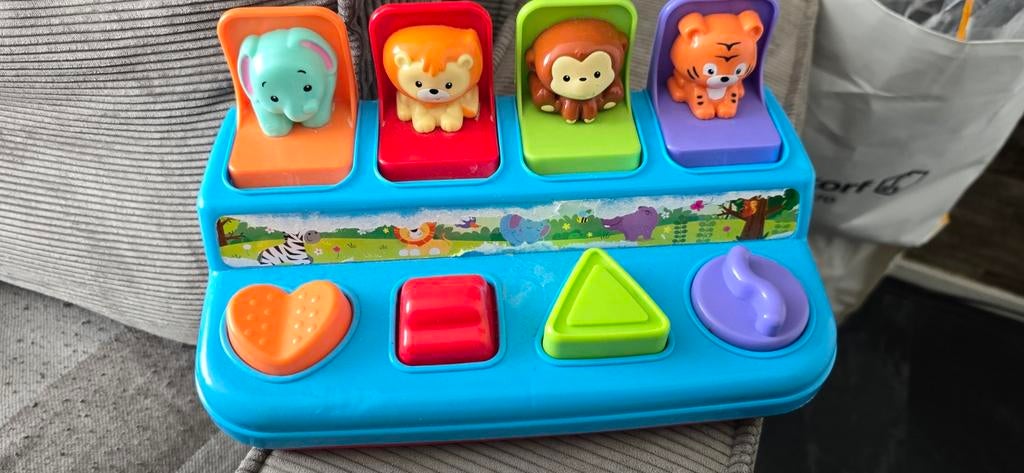 Playgo Safari Pop Up Dieren Speelgoed - Zo goed als nieuw, Kinderen en Baby's, Speelgoed | Babyspeelgoed, Ophalen of Verzenden