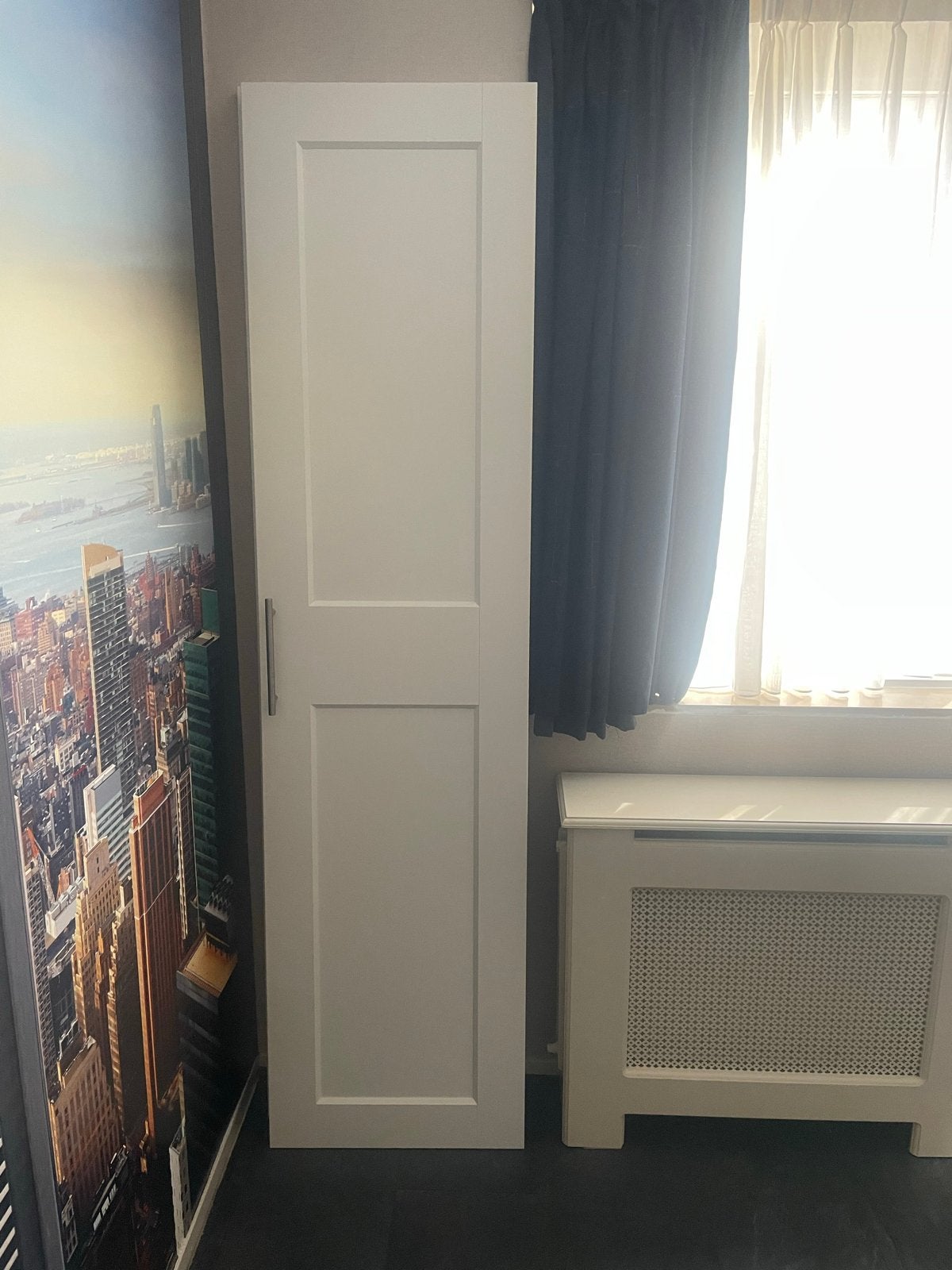 2 Witte IKEA kastdeuren - Zo goed als nieuw, Ophalen, Minder dan 50 cm, 200 cm of meer, Zo goed als nieuw