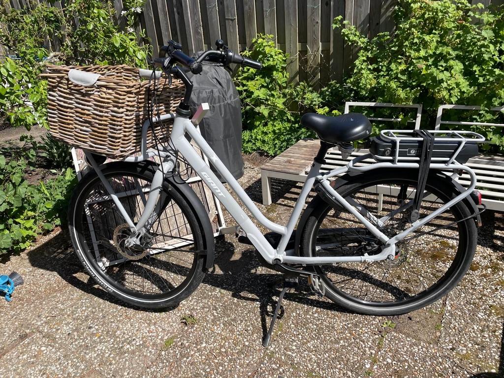 Giant Triple X E+1 elektrische fiets met mand, Ophalen, Zo goed als nieuw, Overige merken