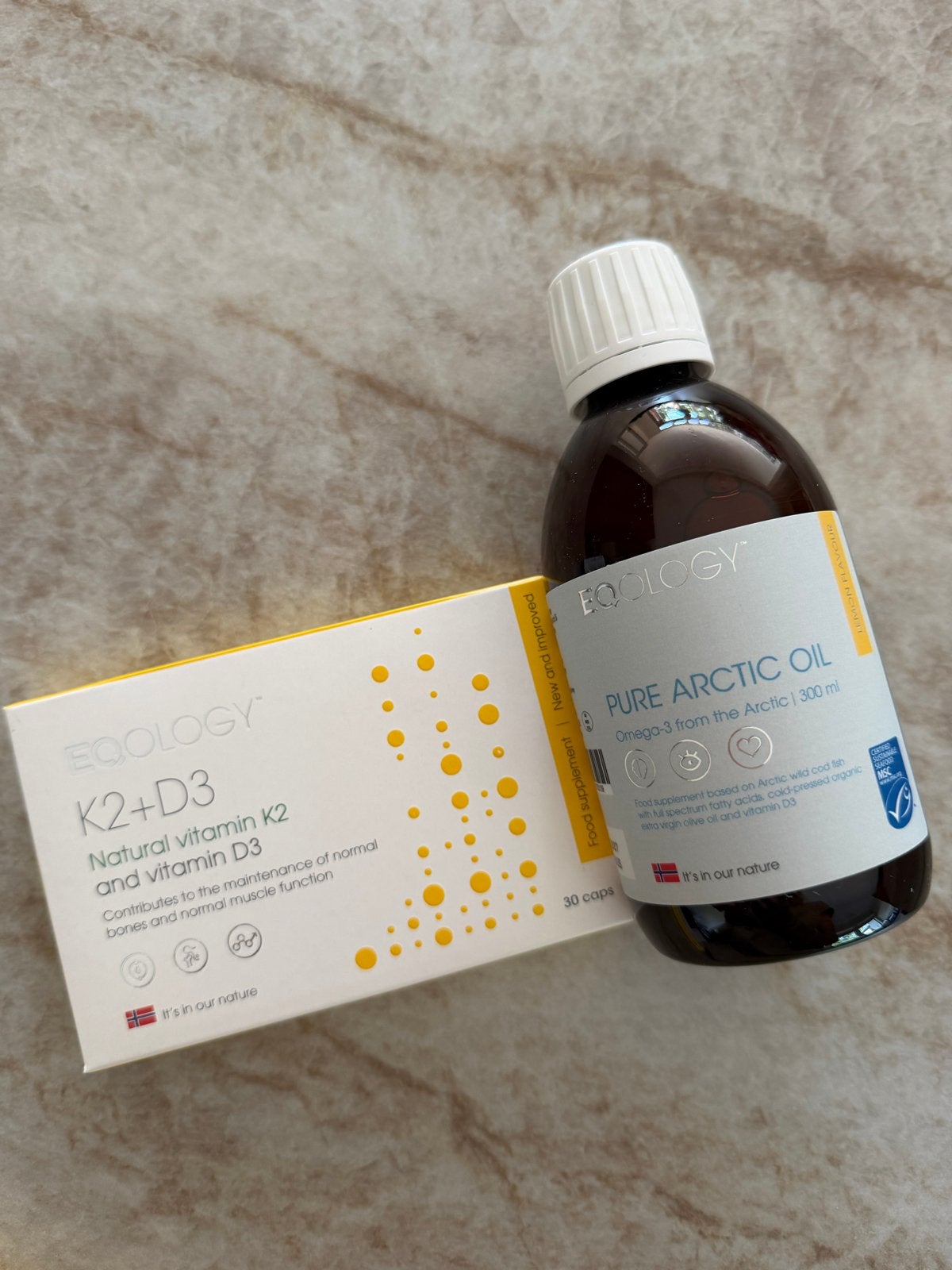Eqology Visolie Pure Arctic Oil & Vitamine D3/K2 Nieuw, Ophalen of Verzenden, Nieuw, Overige typen