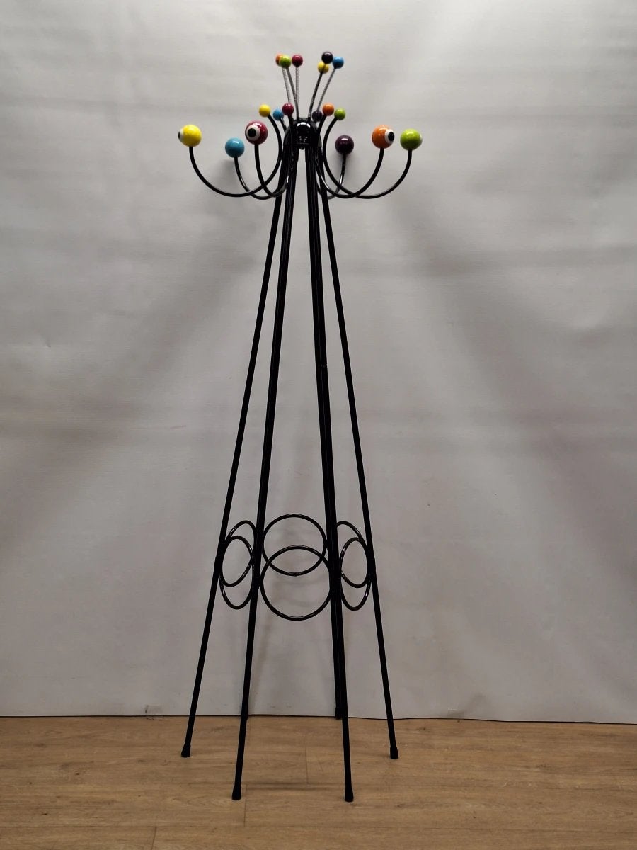 Leuke speelse Pylones design kapstok, metaal, Ophalen, Gebruikt, Metaal, Staande kapstok