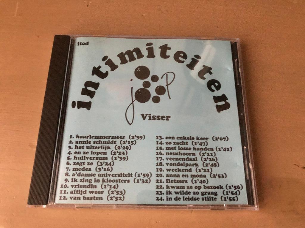 Joop Visser - Intimiteiten (CD), Ophalen of Verzenden, Zo goed als nieuw, Levenslied of Smartlap