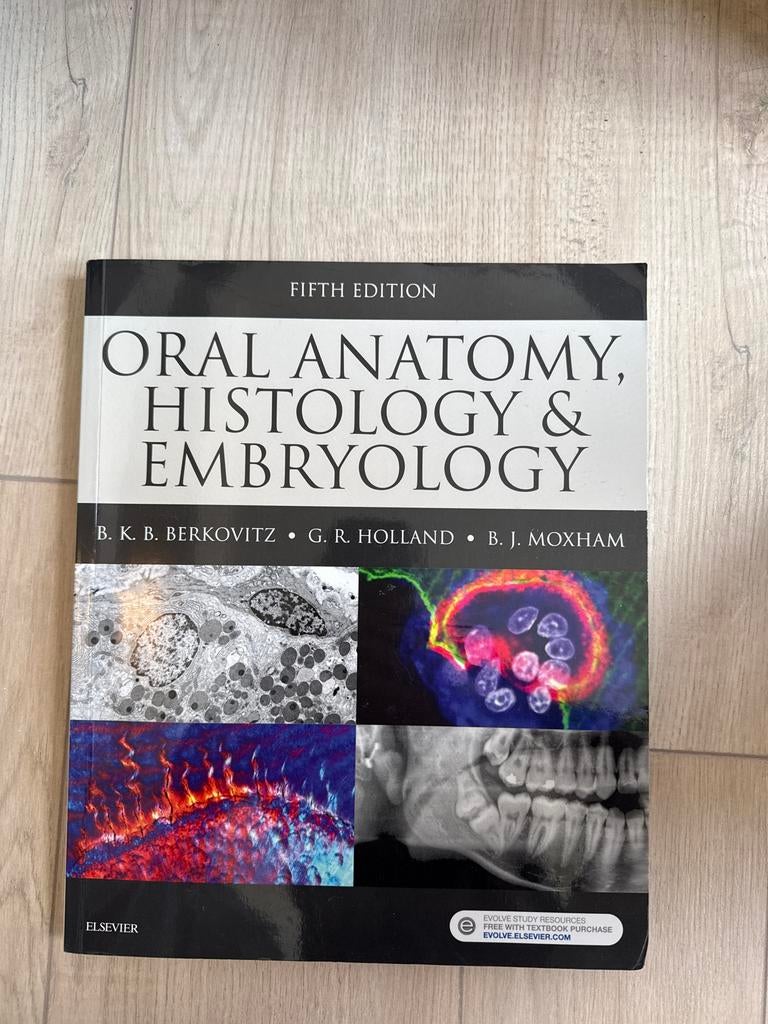 Oral Anatomy, Histology & Embryology - 5e editie, Boeken, Ophalen of Verzenden, Beta, Zo goed als nieuw, HBO