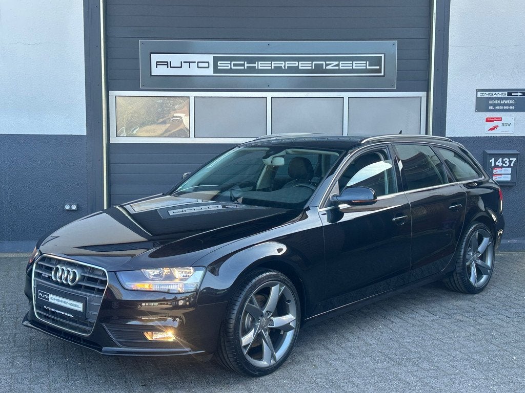 Audi A4 Avant 2.0 TFSI quattro Edition I LEER I ELEK.KLEP I, Auto's, Audi, Gebruikt, Zwart, Zwart, Handgeschakeld