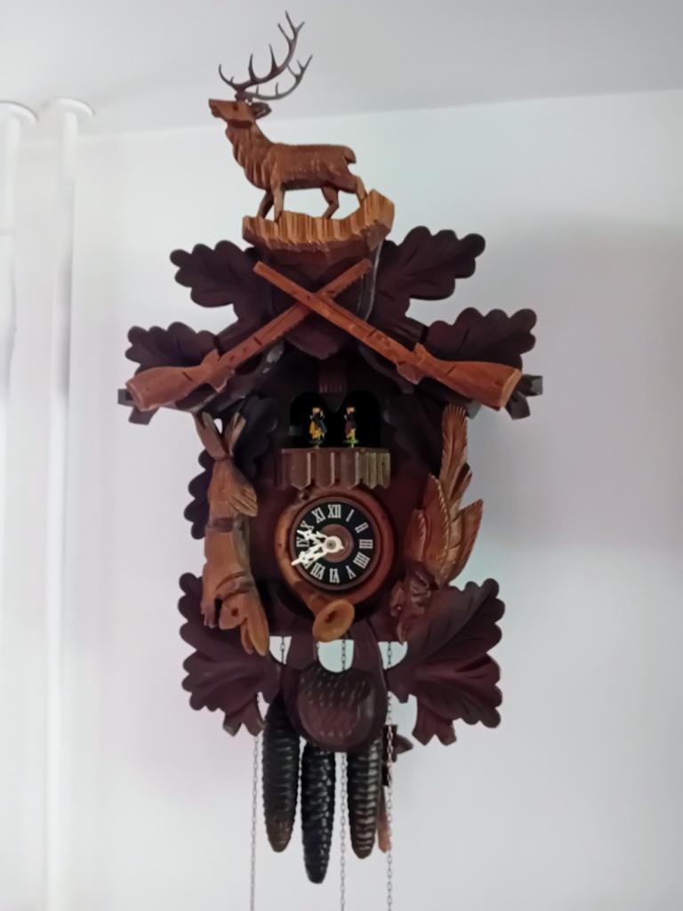 Muzikale koekoeksklok, jachtklok, Antiek en Kunst, Ophalen of Verzenden