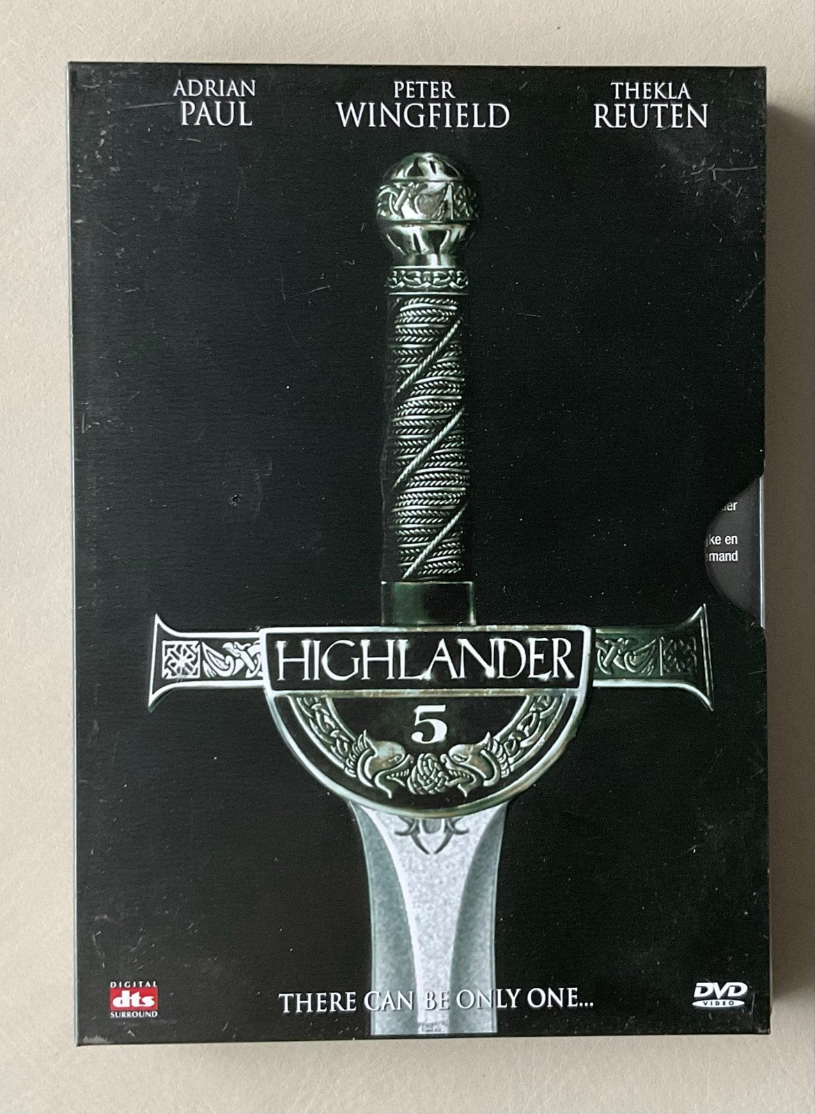 Highlander 5: The Source DVD - Actie/Fantasy, Cd's en Dvd's, Engels, Vanaf 16 jaar, Nederlands, Actie